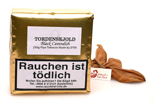Tordenskjold Black Cavendish Pipe tobacco 250g Economy Pack